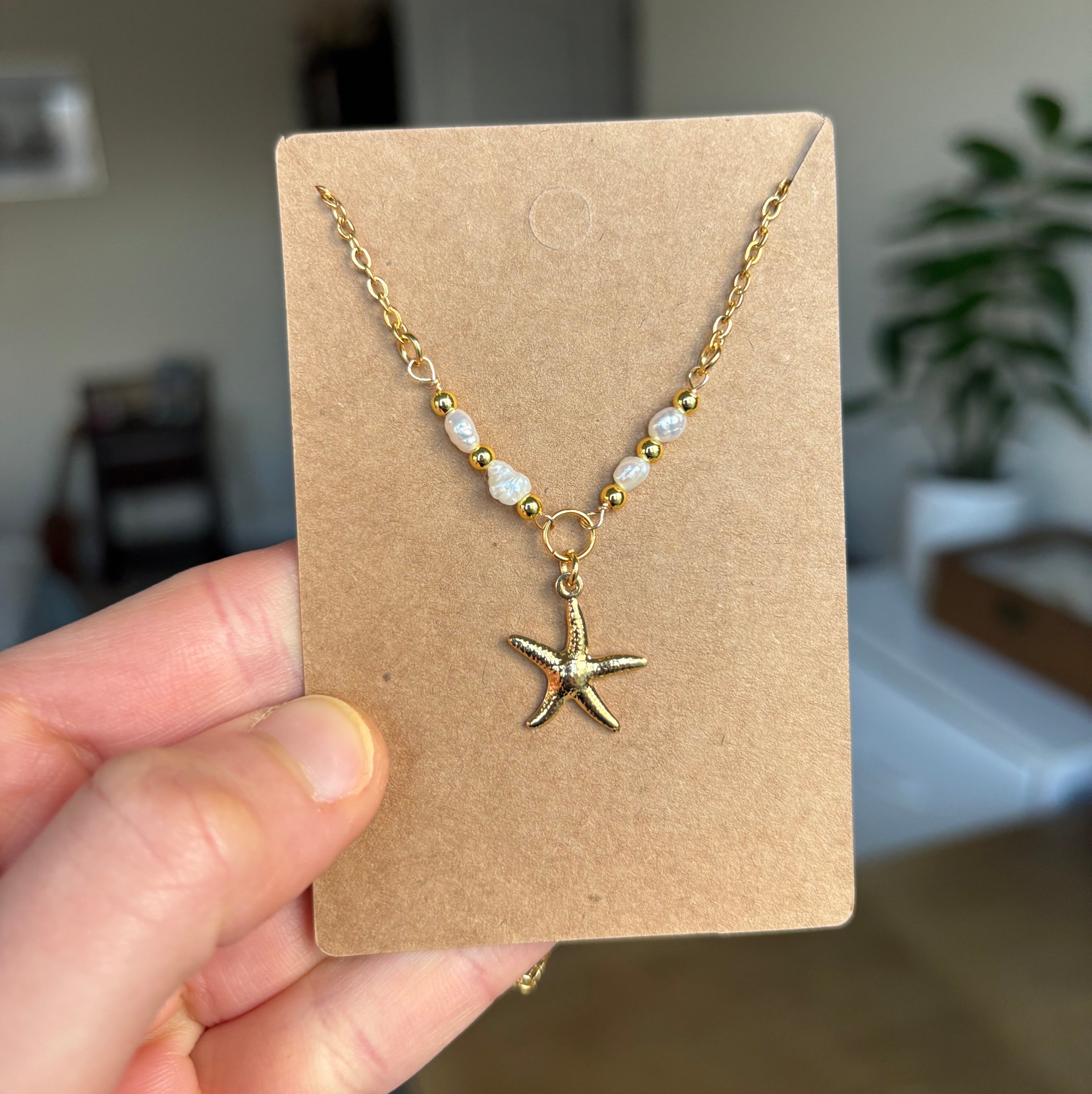 Starfish Pendant Necklace