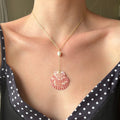 Scallop Drop Shell Necklace